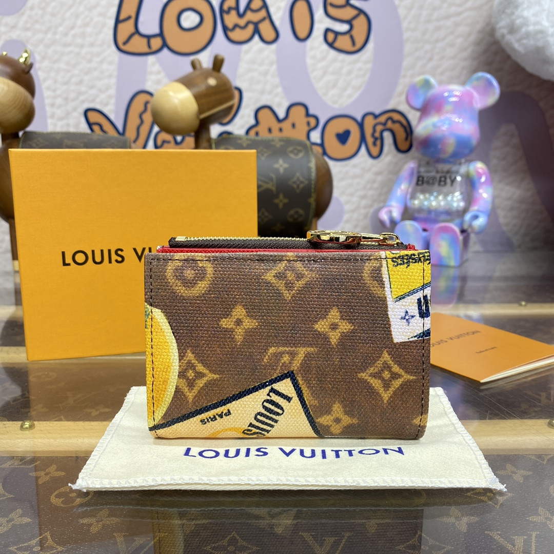LV M82383 Louis Vuitton Lisa Wallet Monogram Canvas