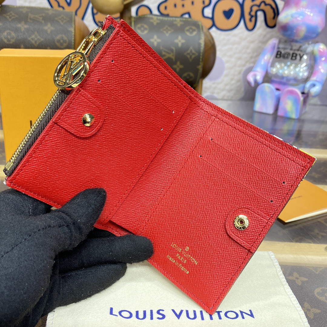 LV M82383 Louis Vuitton Lisa Wallet Monogram Canvas - Default Title - View 7