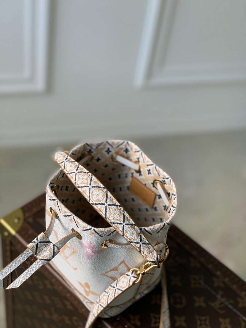 LV M82386 Louis Vuitton Nano No¨¦ Bucket Bag Apricot - Default Title - View 6