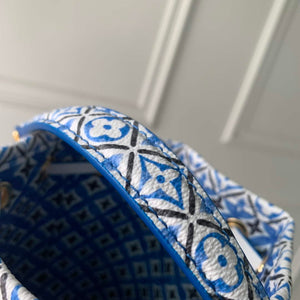 LV M82386 Louis Vuitton Nano No¨¦ Bucket Bag Blue - Default Title - View 9