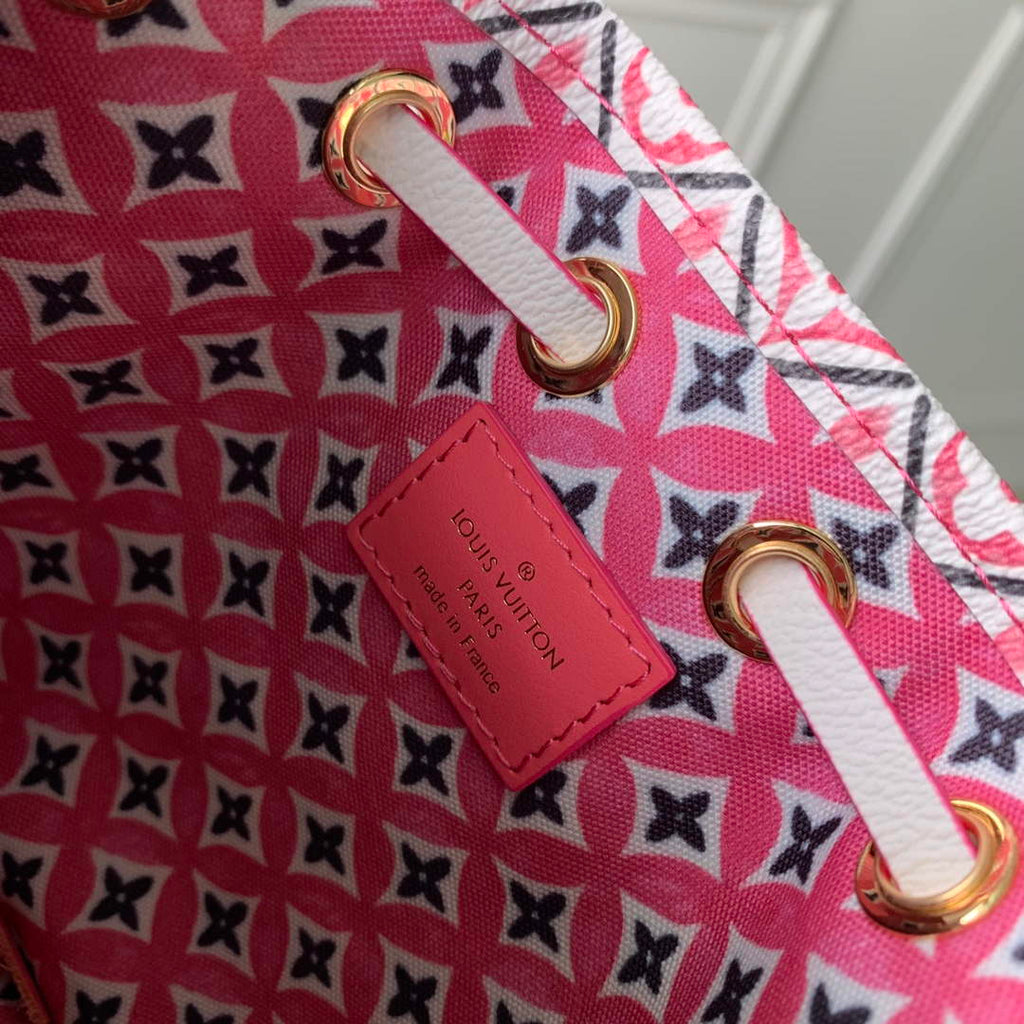 LV M82386 Louis Vuitton Nano No¨¦ Bucket Bag Pink