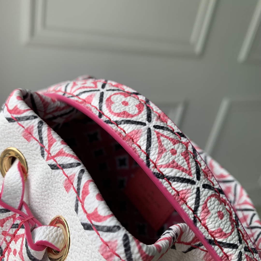 LV M82386 Louis Vuitton Nano No¨¦ Bucket Bag Pink - Default Title - View 9