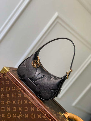LV M82391 Louis Vuitton Mini Moon Shoulder Bag Black - Default Title - View 1