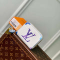 LV M82417 Louis Vuitton Zippy Coin Purse Blue - Default Title - View 1