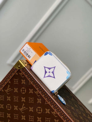 LV M82417 Louis Vuitton Zippy Coin Purse Blue - Default Title - View 2