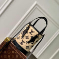 LV M82418 Louis Vuitton Nano Bucket Bag Black - Default Title - View 1
