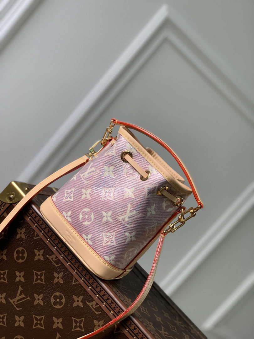 LV M82427 Louis Vuitton Nano Noe Handbag Pink - Default Title - View 2
