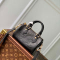 LV M82450 Louis Vuitton Nano Speedy Bag Black - Default Title - View 1