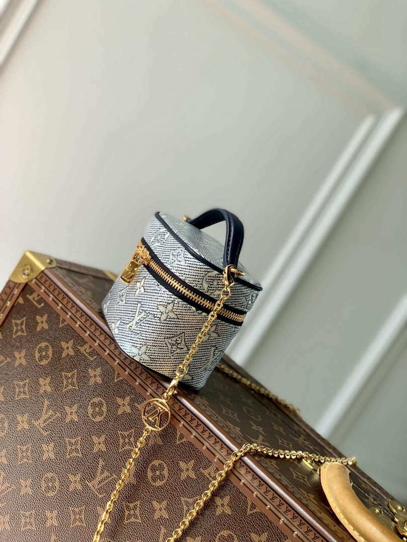 LV M82467 Louis Vuitton Micro Vanity Miniature Bag Blue - Default Title - View 2