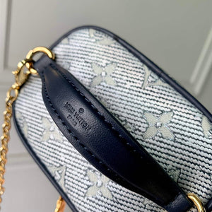 LV M82467 Louis Vuitton Micro Vanity Miniature Bag Blue - Default Title - View 7