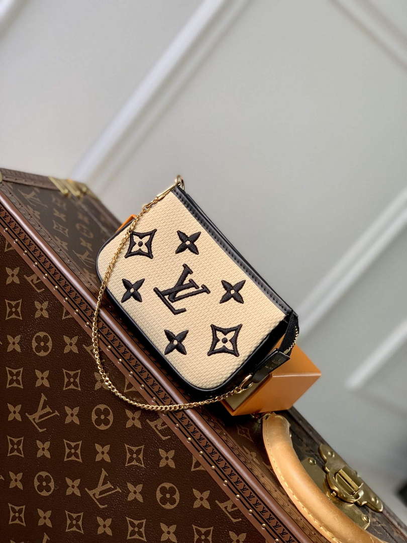 LV M82472 Louis Vuitton Mini Pochette Accessoires Black - Default Title - View 1