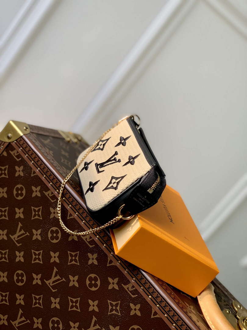 LV M82472 Louis Vuitton Mini Pochette Accessoires Black - Default Title - View 3
