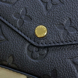 LV M82477 Louis Vuitton Felicie Pochette Monogram Empreinte Bag Black - Default Title - View 5