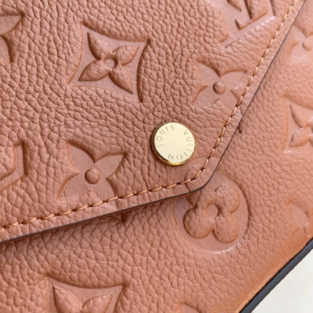 LV M82477 Louis Vuitton Pochette F¨¦licie Bag Tan