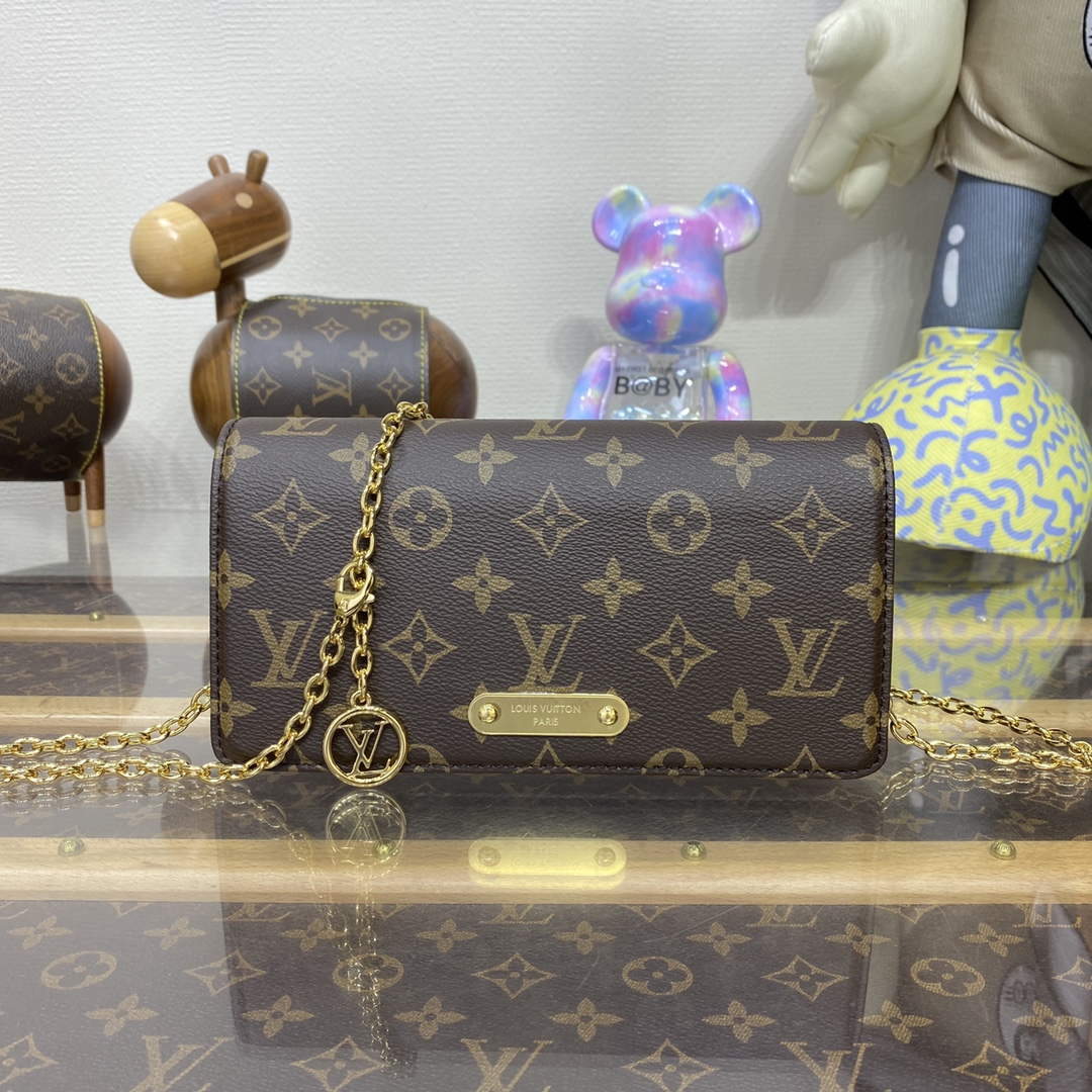 LV M82509 Louis Vuitton Wallet On Chain Lily Bag - Default Title - View 1