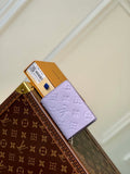 LV M82515 Louis Vuitton Cl¨¦a Wallet Monogram empreinte Purple