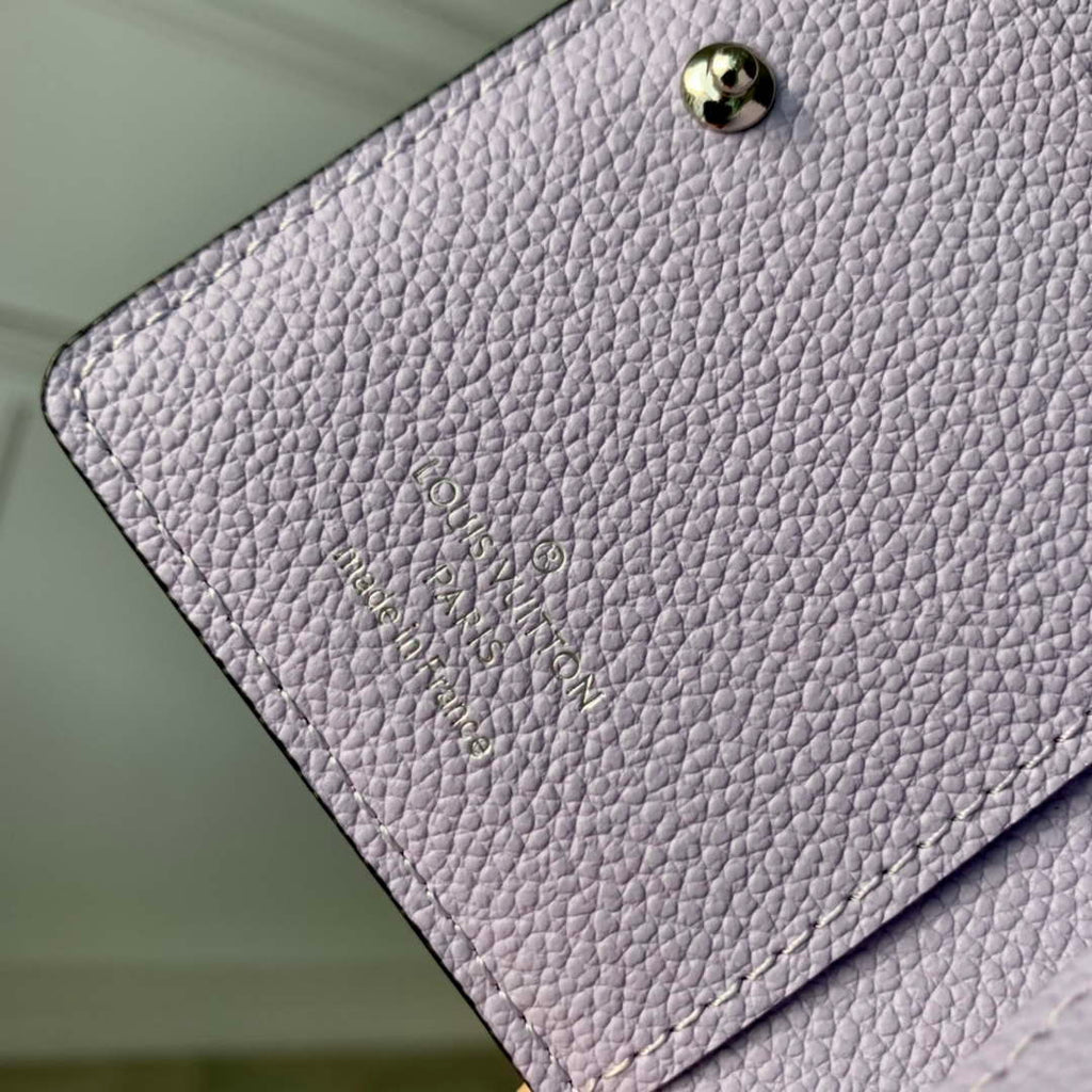LV M82515 Louis Vuitton Cl¨¦a Wallet Monogram empreinte Purple
