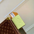 LV M82515 Louis Vuitton Cl¨¦a Wallet Monogram empreinte Matcha - Default Title - View 1