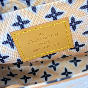 LV M82520 Louis Vuitton Felicie Pochette Monogram Empreinte Bag Beige - Default Title - View 7