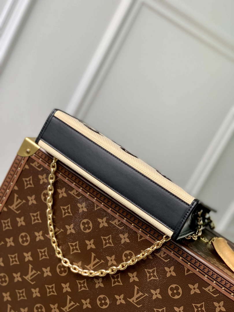 LV M82521 Louis Vuitton Toiletry Pouch On Chain Bag Black - Default Title - View 5