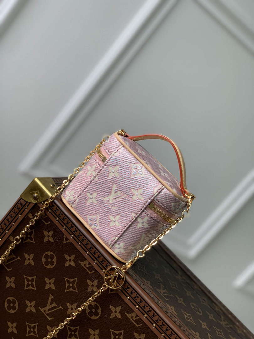 LV M82527 Louis Vuitton Micro Vanity Handbag Pink - Default Title - View 3