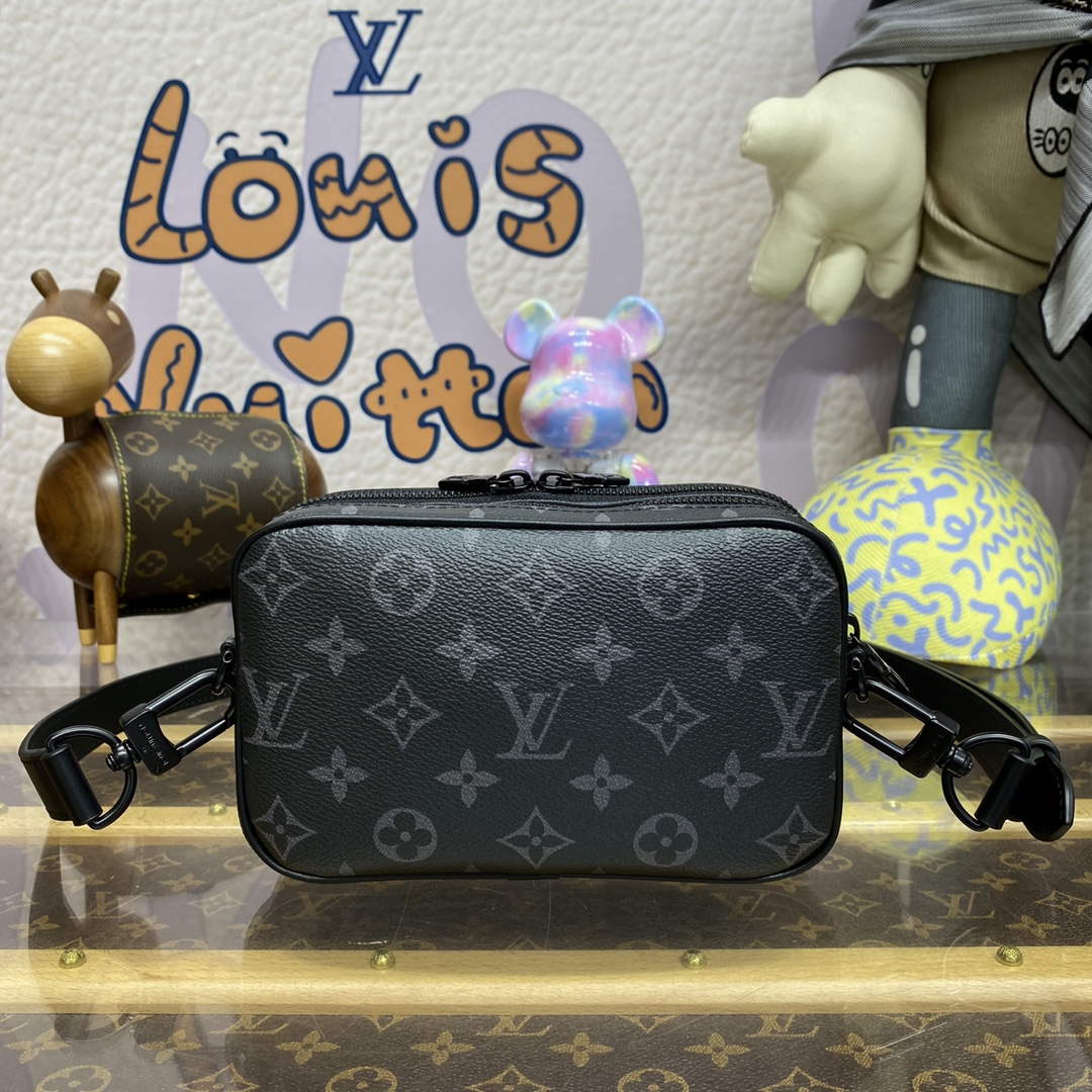 LV M82542 Louis Vuitton Nano Alpha Bag Black - Default Title - View 2