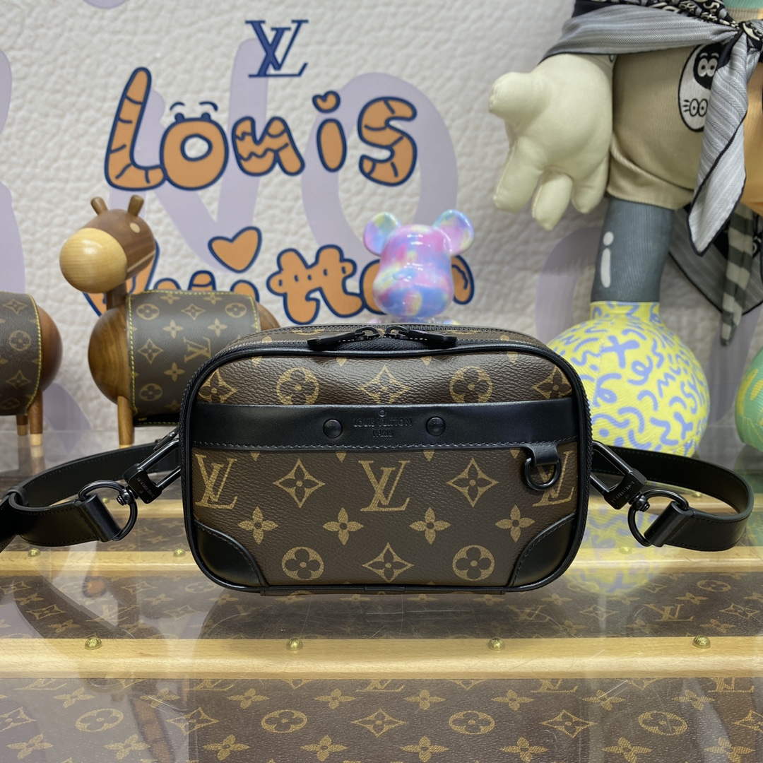 LV M82542 Louis Vuitton Nano Alpha Bag Brown - Default Title - View 1