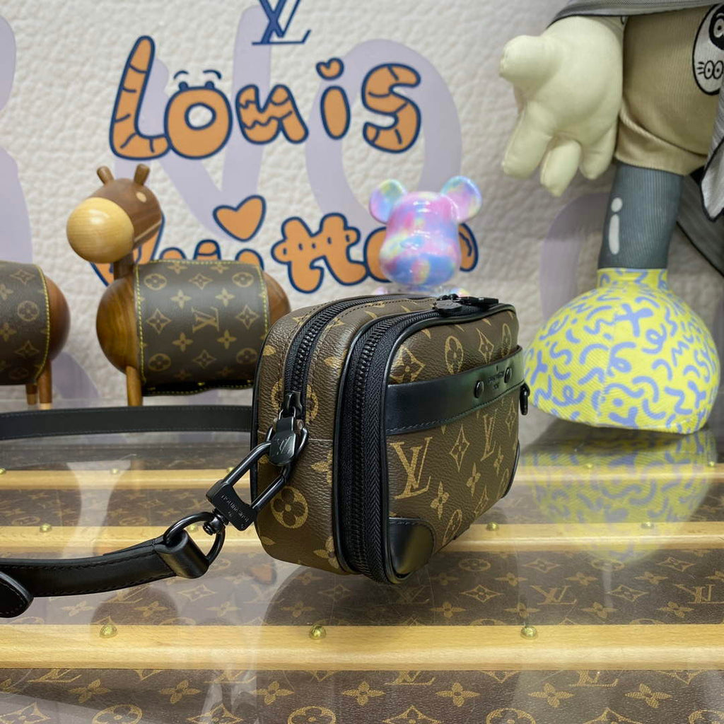 LV M82542 Louis Vuitton Nano Alpha Bag Brown