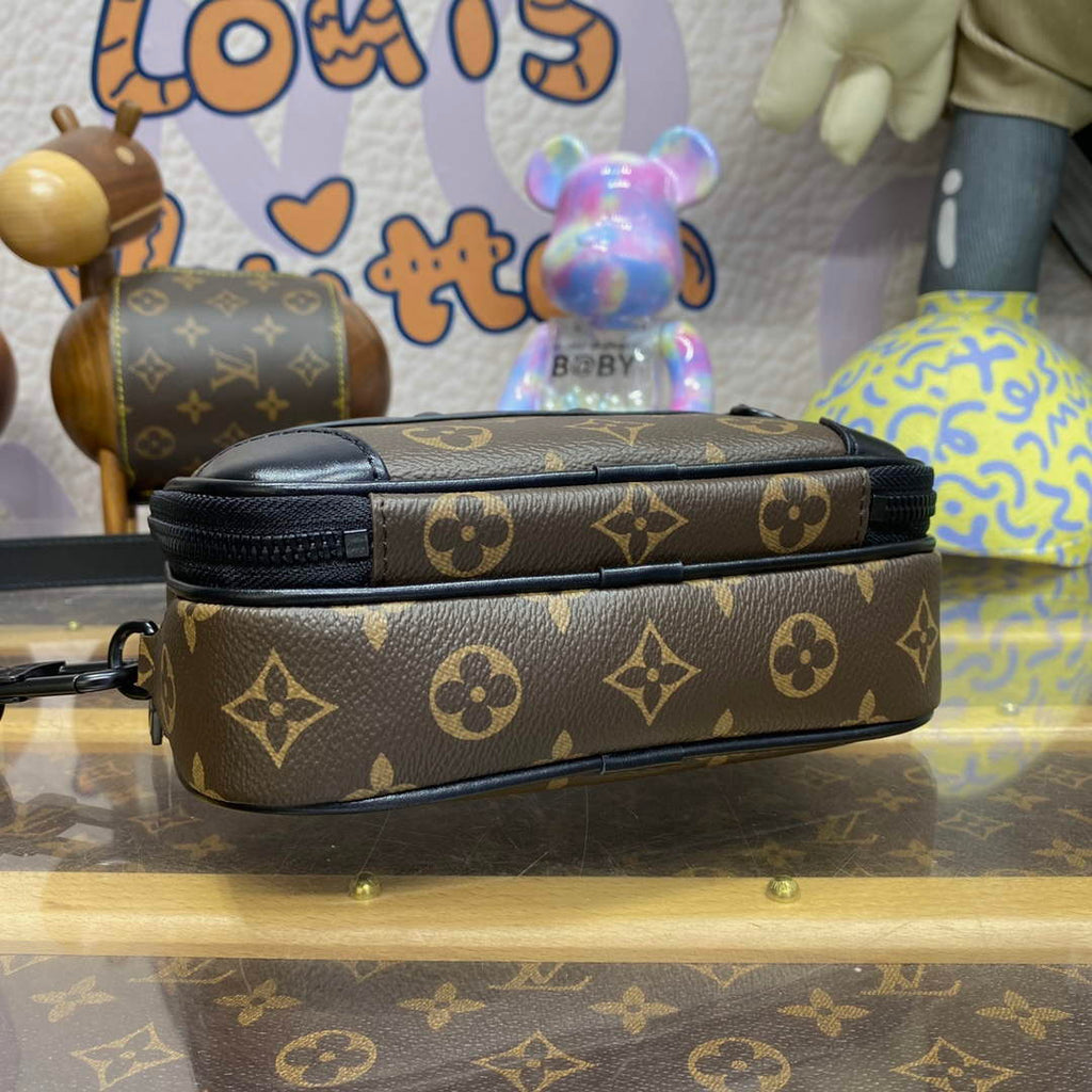 LV M82542 Louis Vuitton Nano Alpha Bag Brown