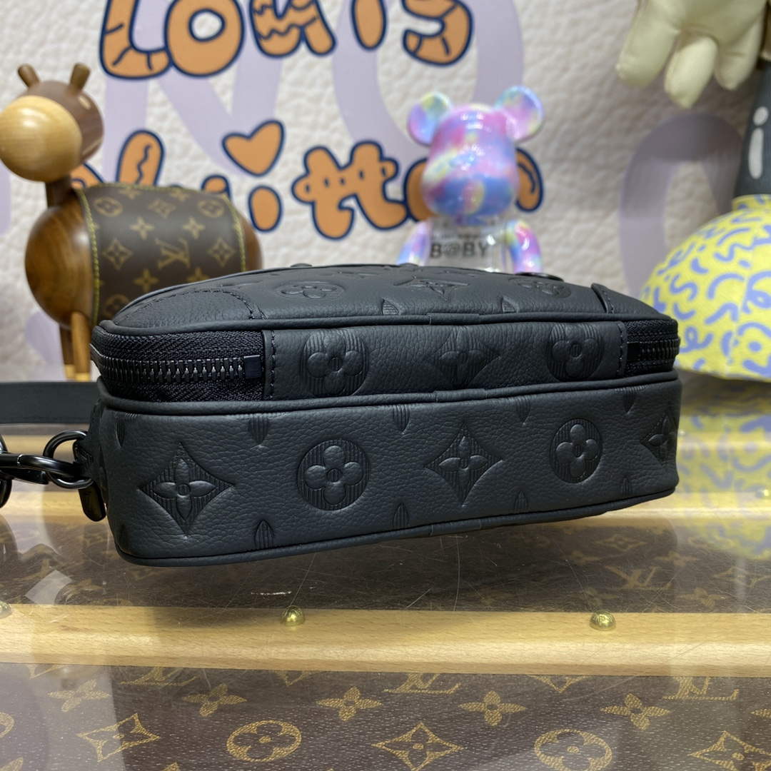 LV M82544 Louis Vuitton Nano Alpha Bag Black embossing - Default Title - View 4