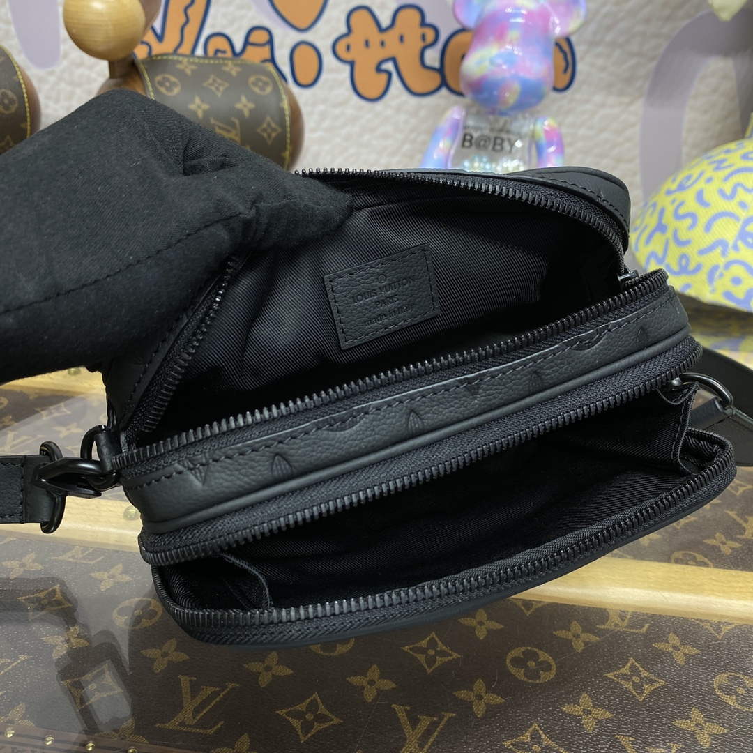 LV M82544 Louis Vuitton Nano Alpha Bag Black embossing - Default Title - View 9