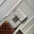 LV M82568 Louis Vuitton S-Lock Vertical Wearable Wallet Mineral Gray - Default Title - View 1
