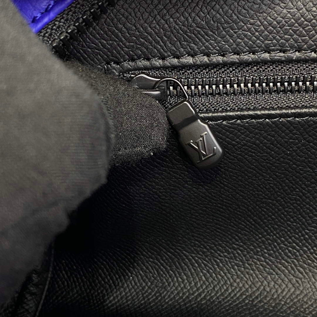LV M82576 Louis Vuitton Dopp Kit Bag Racing Blue
