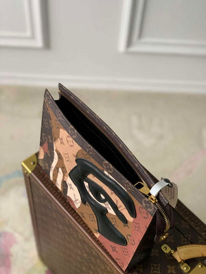 LV M82589 Louis Vuitton Pochette Voyage Brown - Default Title - View 8