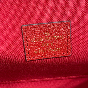 LV M82607 Louis Vuitton Felicie Pochette Monogram Empreinte Bag Red - Default Title - View 7