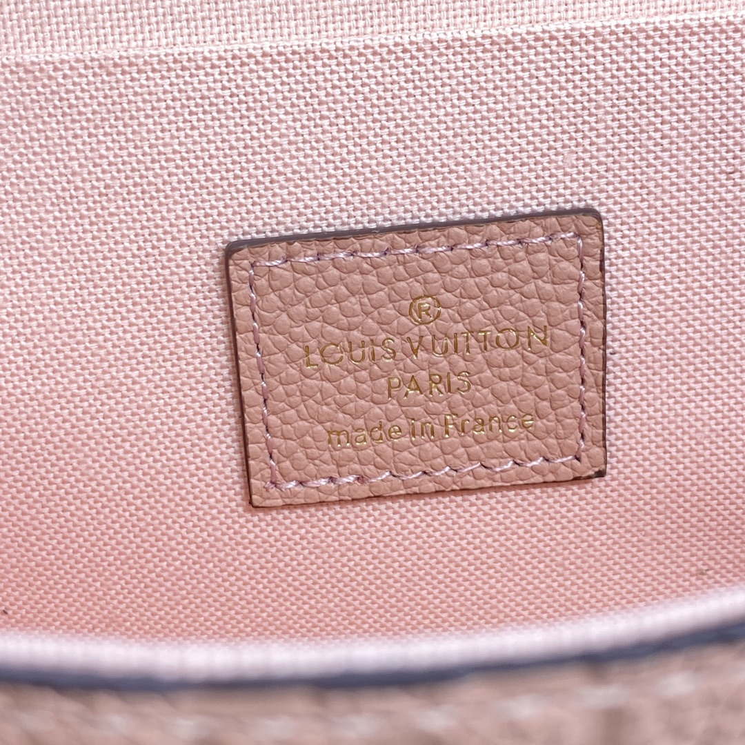 LV M82608 Louis Vuitton Felicie Pochette Monogram Empreinte Bag Rose Pink - Default Title - View 7