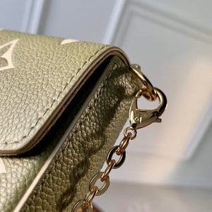 LV M82610 Louis Vuitton F¨¦licie Pochette Bag Grass green - Default Title - View 6