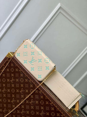 LV M82610 Louis Vuitton Pochette F¨¦licie Bag Matcha green - Default Title - View 2