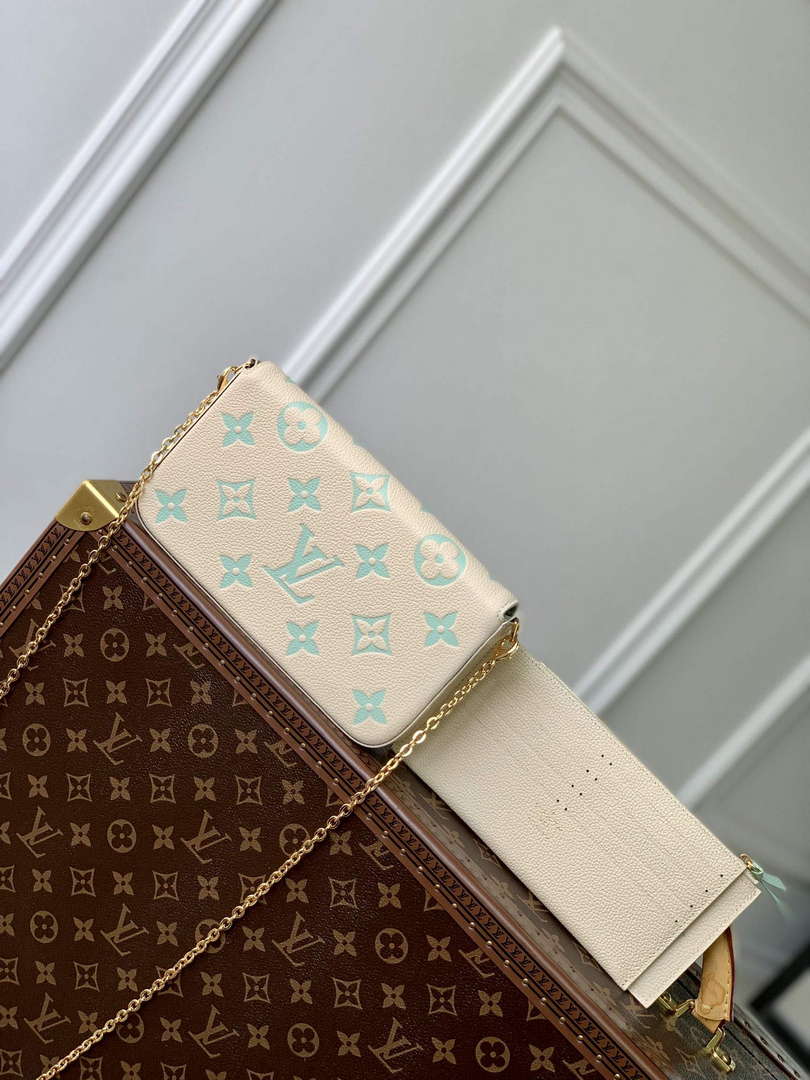 LV M82610 Louis Vuitton Pochette F¨¦licie Bag Matcha green - Default Title - View 2