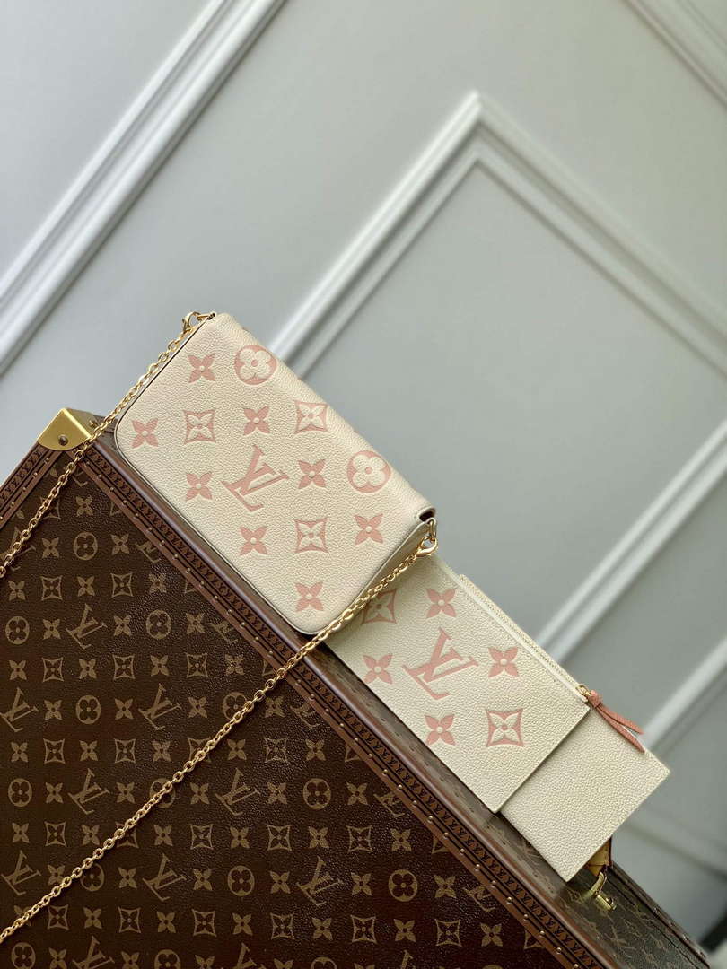 LV M82610 Louis Vuitton Pochette F¨¦licie Bag Pink - Default Title - View 2