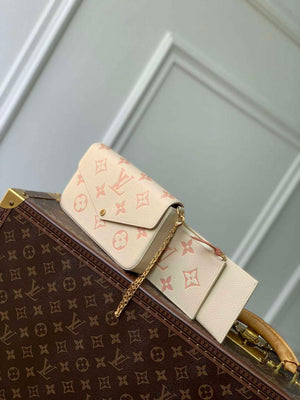 LV M82610 Louis Vuitton Pochette F¨¦licie Bag Pink - Default Title - View 3