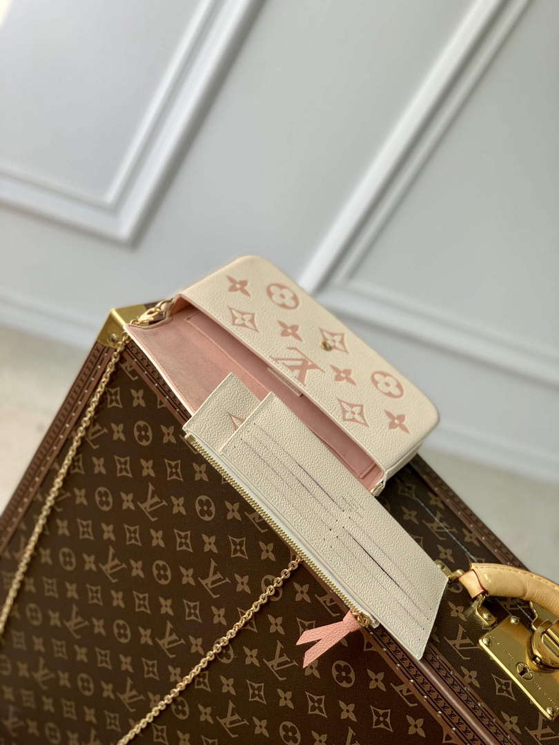 LV M82610 Louis Vuitton Pochette F¨¦licie Bag Pink - Default Title - View 8