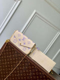 LV M82610 Louis Vuitton Pochette F¨¦licie Bag Taro Purple