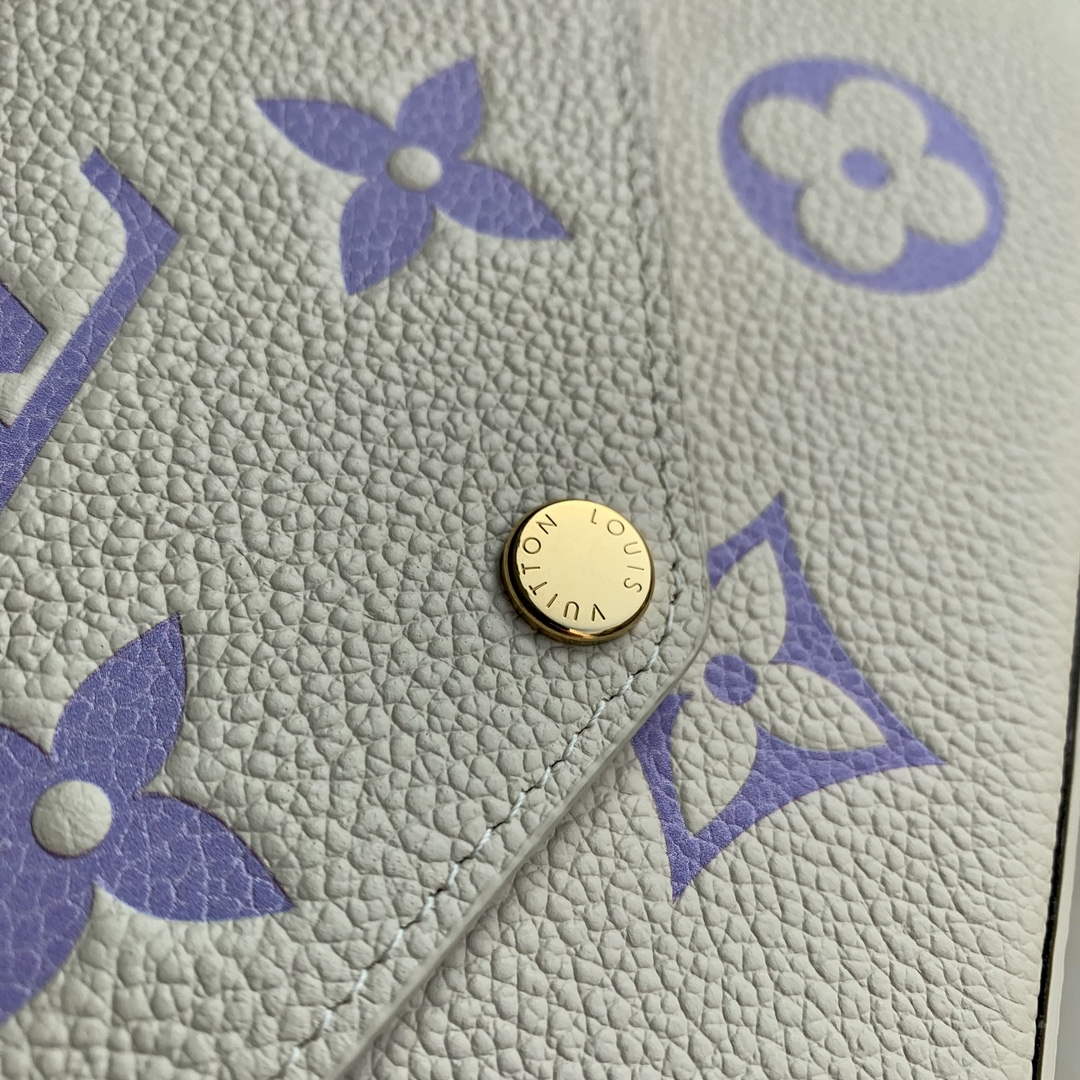 LV M82610 Louis Vuitton Pochette F¨¦licie Bag Taro Purple