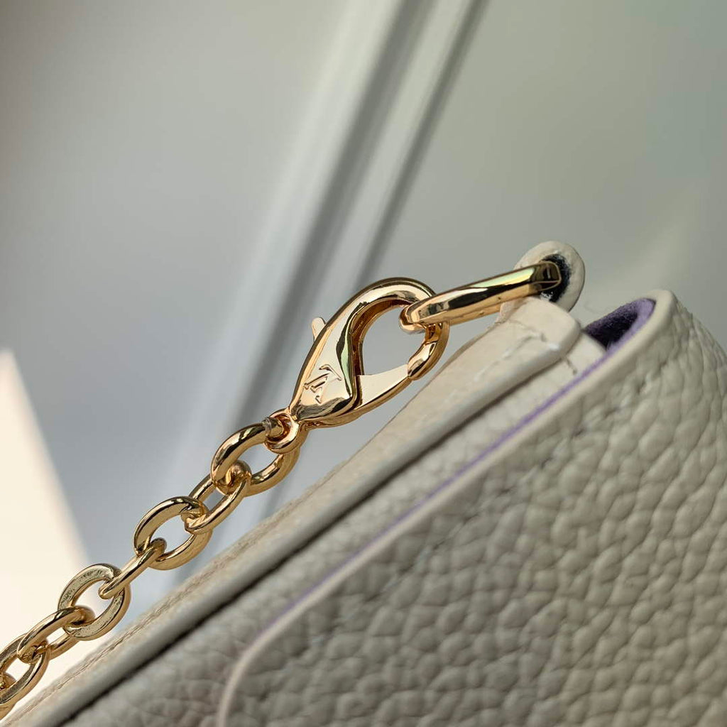 LV M82610 Louis Vuitton Pochette F¨¦licie Bag Taro Purple