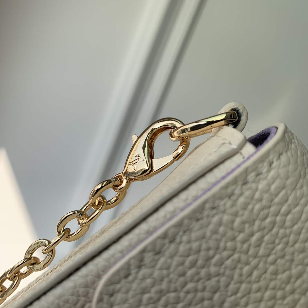 LV M82610 Louis Vuitton Pochette F¨¦licie Bag Taro Purple - Default Title - View 7