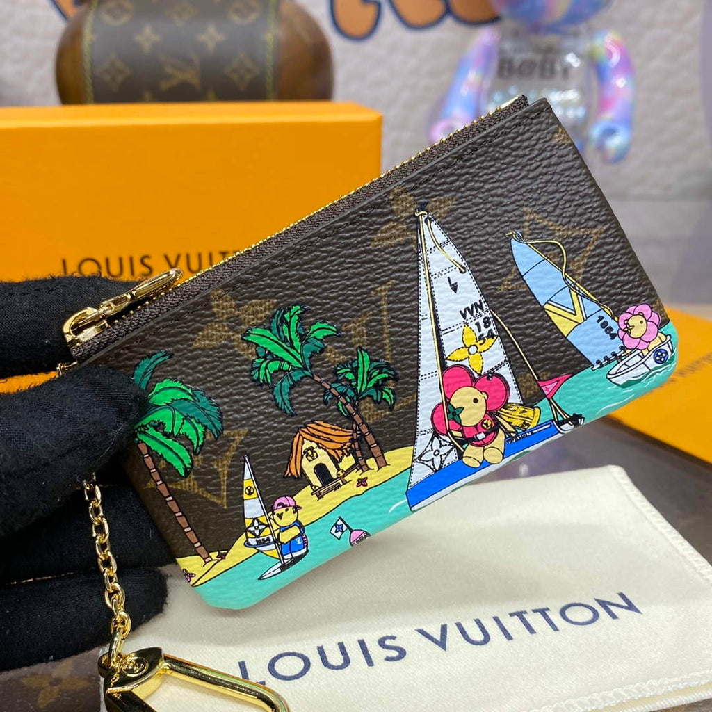LV M82615 Louis Vuitton Key Pouch Dragon Fruit Pink