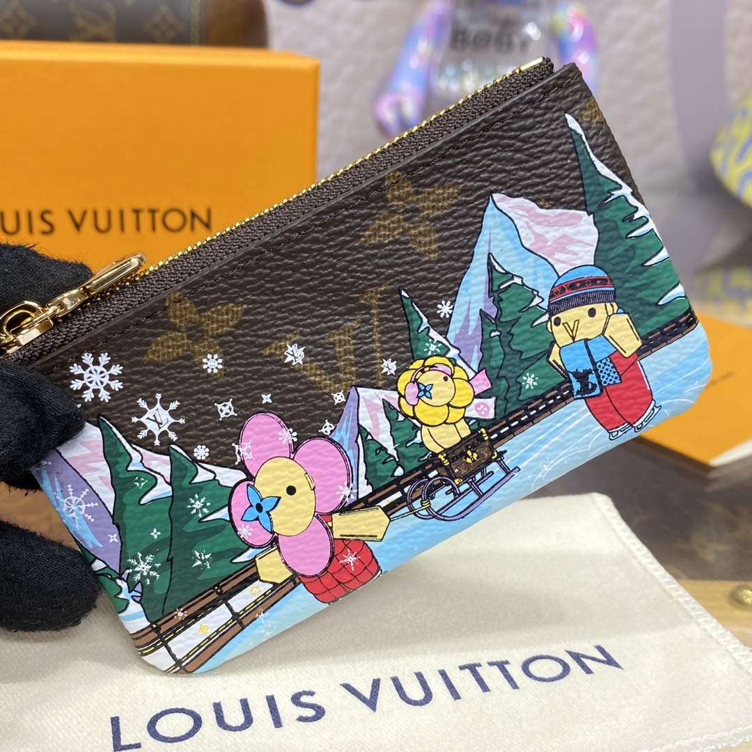 LV M82620 Louis Vuitton Key Pouch Pink