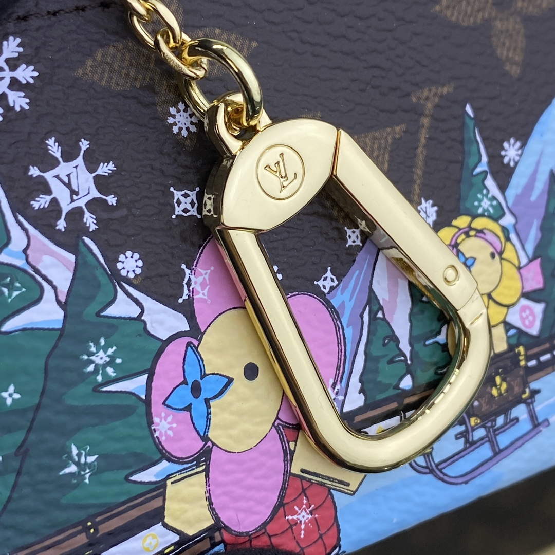 LV M82620 Louis Vuitton Key Pouch Pink - Default Title - View 5