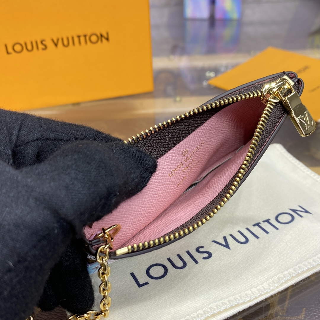 LV M82620 Louis Vuitton Key Pouch Pink